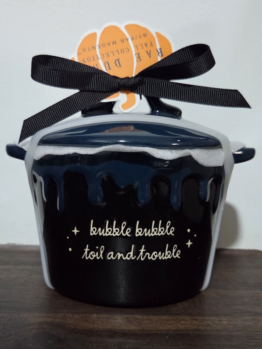 Rae Dunn Bubble Bubble Toil And Trouble Small Baker
